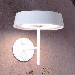 Deko-Light Miram LED wall light, battery, dimmable, white