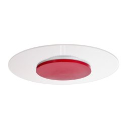 Deko-Light Zaniah LED ceiling light, 360° light, 24W, red