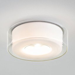 Serien Lighting serien.lighting Curling M ceiling clear/opal 2700K