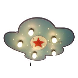 Niermann Standby Lief for Boys ceiling light with LED night light