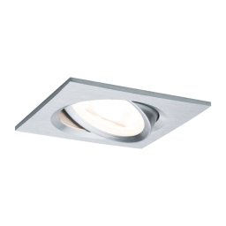 Paulmann Nova spot square pivotable/dimmable aluminium
