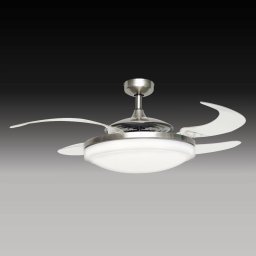 Beacon Lighting Beacon fan with light Fanaway Evo 2, matt chrome, quiet
