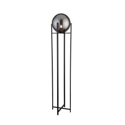 Searchlight Amsterdam floor lamp with a glass lampshade