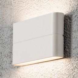 Konstsmide Chieri LED outdoor wall lamp 17 cm white