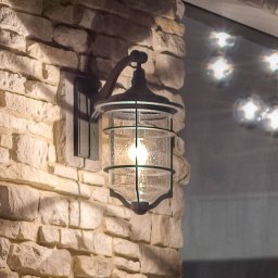 KICHLER Cage wall lantern Royal Marine 46.2 cm