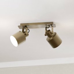EGLO Southery downlight 2-bulb brushed cream gold