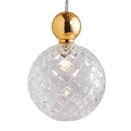 EBB & FLOW EBB & FLOW Uva L Hanging Ball gold clear small check