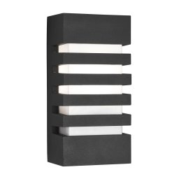 Searchlight Exeter outdoor wall light, dark grey, IP54