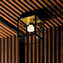 Buster + Punch Caged Wet Small IP44 brass