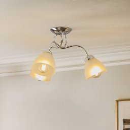 Lamkur Miranda ceiling light, 3-bulb, chrome