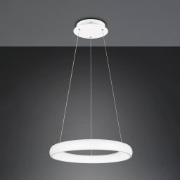 Trio Lighting LED pendant light Cardona, Ø 62 cm, white, CCT, metal