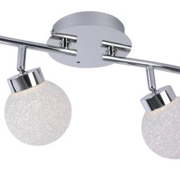 JUST LIGHT. GmbH Appealing RGBW LED ceiling lamp Miko with remote