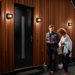 Philips Parterre - cubic LED outdoor wall light
