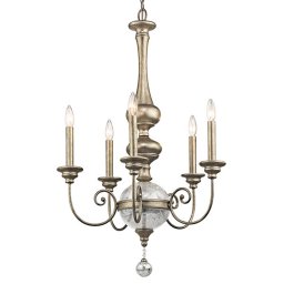 KICHLER Rosalie chandelier 5-bulb Ø 61 cm