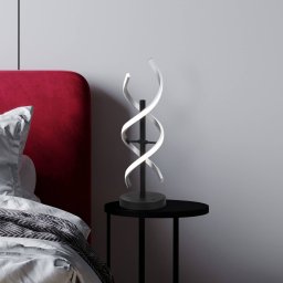 Trio Lighting Sequence LED table lamp, dimmable, CCT, aluminium