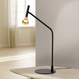 ORION Odeon LED table lamp, black, adjustable