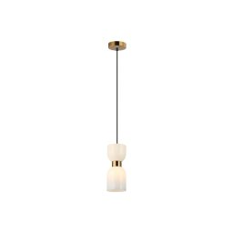 Viokef Memory pendant light, glass, bronze/white