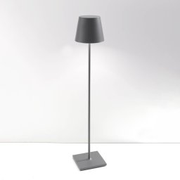 Zafferano Poldina XXL rechargeable floor lamp IP54 grey