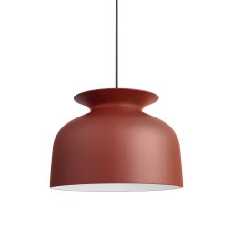 GUBI Ronde pendant light Ø 40 cm, rust red