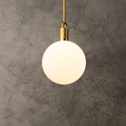 Buster + Punch Forked Pendulum Ø 29 cm brass/opal