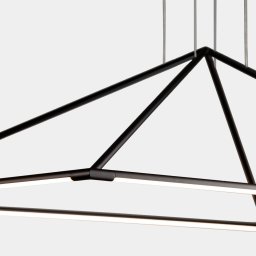 LEDS-C4 Tubs LED pendant light matt black 90x60 cm