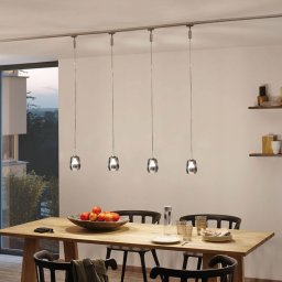 Paulmann Vento lampshade, smoke grey, Ø 8 cm, glass