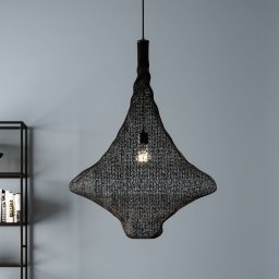 KARE Cocoon pendant light black, Ø 89 cm