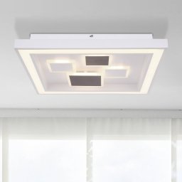 Globo Nolo LED ceiling light, angular, dimmable, CCT