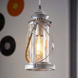 EGLO Fedor Silver Pendant Lamp with Antique Design