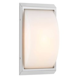LCD LED outdoor wall light 052, stainless steel, glass, motion detector