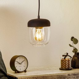 UMAGE Acorn hanging lamp black/brass