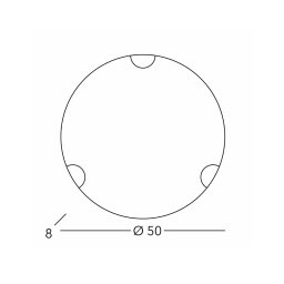 austrolux KOLARZ Nonna ceiling light, Ø 50 cm, blue scattered flower, glass