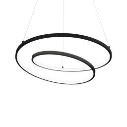Ideallux Ideal Lux Oz LED pendant light Ø 80 cm black