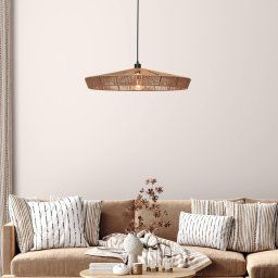 Lucide Yunkai pendant light made of paper, 1-bulb, Ø 70cm