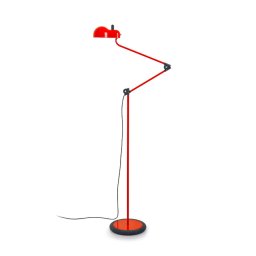 Stilnovo Topo LED floor lamp, red