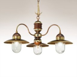 Cremasco Faro three-bulb hanging light