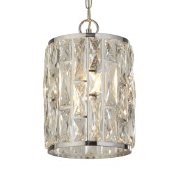 Searchlight Bijou hanging light lampshade with crystals Ø 22cm
