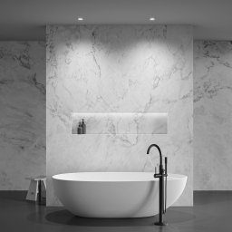 Maytoni recessed ceiling light Zoom, black, Ø 8.5 cm aluminium IP65