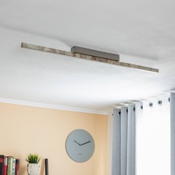 Quitani Zino LED ceiling light slate gold 38W