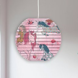 Näve 4120606 hanging light with unicorn motif