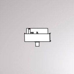 Molto Luce Hanging light adapter for Volare track, black