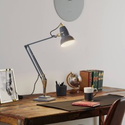 Anglepoise Original 1227 Table Lamp, Grey/Brass