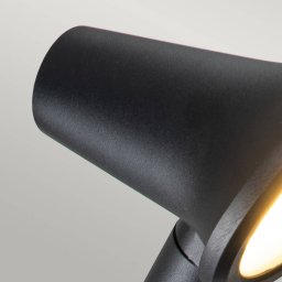 Elstead Selma LED outdoor wall light, IP66, black