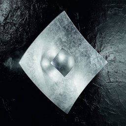 Kögl Quadrangolo wall light, silver, 32.5 x 32.5cm