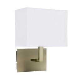 Searchlight DARIO wall light with fabric lampshade