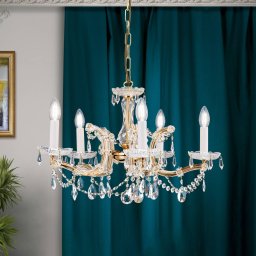 ORION Tjura Chandelier Five Bulbs 60 cm