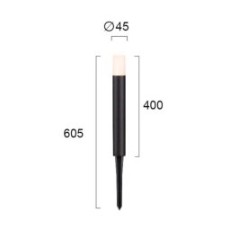 Viokef Faro LED ground spike light, IP65