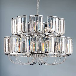 ORION Gstaad chandelier with K9 crystals