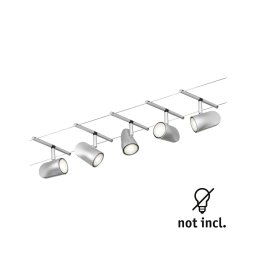 Paulmann Cup cable lighting basic 5-bulb chrome