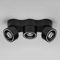 Egger Licht EGG DLS spotlight Clippo Trio, black, DALI dimmable